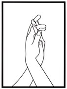 Mauro Ferretti Decorație De Perete Simply Mâini cm 40X1X55 | Aosom Romania