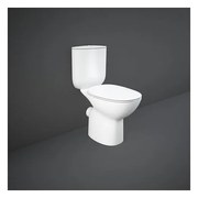 Set vas wc pe pardoseala cu rezervor si capac softclose Rimless Rak Ceramics Morning