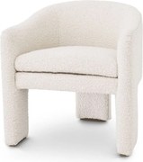 Scaun design LUX Pebbles boucle crem 115090 HZ