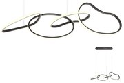 Redo 01-2596 - Lampă suspendată LED dimabilă pe cablu BIAS LED/87,4W/230V 3000K, negru