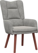 vidaXL fotoliu Gri deschis 63 x 67 x 94 cm Catifea