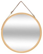 5five - Oglindă de perete LOBEE, Ø 38 cm, din bambus