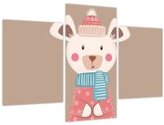 Tablou - Șoarece cu eșarfă (90x60 cm)