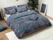 Lenjerie de pat din bumbac gri JODI Dimensiune lenjerie de pat: 70 x 90 cm | 140 x 200 cm