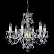 Candelabru Cristal Bohemia Exclusive 6 brate, diam. 56cm TIFFANI VI CE