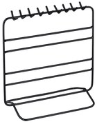 Organizator/suport pentru bijuterii cercei bratari bijuterii Negru 20 x 10 x 21 cm