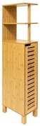 Dulap baie ingust din bambus SICELA, 30 x 19 x 120 cm