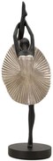 Mauro Ferretti Figurina Baleerina Argintie -B-cm 14X14X42,5 | Aosom Romania