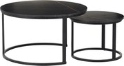 Set 2 Masute De Cafea Selmma PAL Finisaj Marmura Neagra