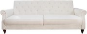 Canapea extensibila design Chesterfield, Maison Belle Affaire 220cm, natur