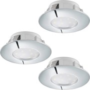 Eglo 95822 - Set 3x spoturi LED încastrate PINEDA LED/4,9W/230V