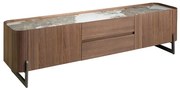 Comoda TV deosebita design LUX Walnut-Marble