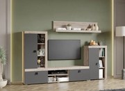 Set Mobilier Living Gri cu Stejar Gri Sam-C26