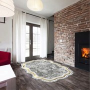 Covor, Aln600203Gl07, 160x230 cm, Gri