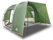 vidaXL Cort auto pentru 2 persoane, verde, impermeabil