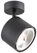 Aplica de perete/tavan cu spot ajustabil CLEAVLAND neagra