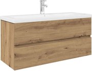 vidaXL Dulap pentru chiuvetă cu chiuvetă încorporată și robinet