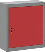 vidaXL Dulap pentru unelte cu raft Roșu și gri 50 x 20 x 55 cm