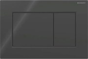 Clapeta de actionare Geberit Sigma01 negru finisaj lucios