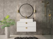 Dulap sub chiuvetă Petralonas 01 (Alb + auriu) . 1105904