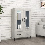 vidaXL Dulap înalt, gri beton, 70x31x115 cm, lemn compozit