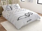 Lenjerie de pat luminoasa HARRY POTTER VISION alba Dimensiunile lenjeriei: 70 x 90 cm | 140 x 200 cm