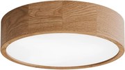 Plafonieră cu senzor CLEO 3xE27/24W/230V, diametru 37,5 cm, stejar
