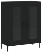 vidaXL Dulap, negru, 69,5x34x90 cm, lemn compozit