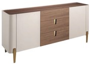 Comoda deosebita design LUX Walnut-Bej