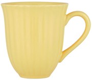 IB Laursen Cana din ceramica galbena cu striuri MYNTE LEMONADE