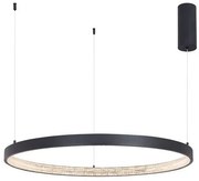 Lustra LED dimabila, design modern PRESTON, 80cm negru NVL-9865180
