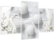 Tablou - Lebăda de aur pe apă (90x60 cm)