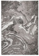 Covor gri/argintiu 160x230 cm Marbled – Flair Rugs