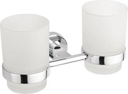 Mexen Tiber suport dublu pentru periuța de dinți, crom - 7050552-00