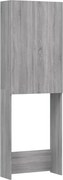 vidaXL Dulap mașină de spălat, gri sonoma, 64x25,5x190 cm