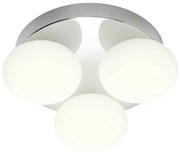 Redo 01-4306 - Plafonieră LED pentru baie OVUM, 3 x 5 W, 230 V, IP44, crom
