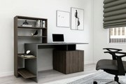 Birou Melis Walnut and Anthracite