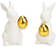 Iepuras din ceramica GOLDKEEPER 11 cm alb - mai multe variante