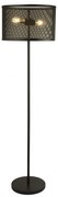 Lampadar / Lampa de podea design industrial Fishnet negru EU2832-2BK SRT