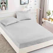 Lenjerie de pat 3 cu elastic 100% bumbac - a735 de la Onesleep