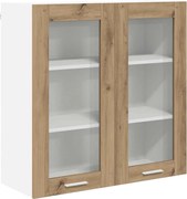 vidaXL Dulap suspendat Stejar Artizanal 80 x 31 x 80 cm Lemn compozit