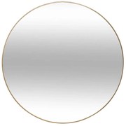 Oglindă rotundă aurie ALICE, Ø 76 cm