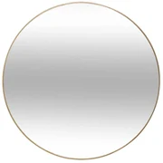 Oglindă rotundă aurie ALICE, Ø 76 cm