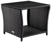 Deuba Masa din ratan Vedis 45x45x40cm - neagra