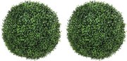 HOMCOM Bile artificiale de eucalipt de 52 cm, set de 2, plante decorative rezistente la UV cu 1086 frunze pentru interior și exterior | Aosom Romania