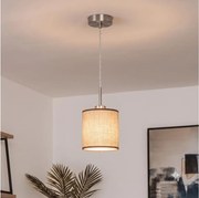 Brilagi - Lustru LED suspendat pe cablu NUBILA, 1x E27/60W/230V, Ø 14 cm, maro