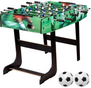 Masă de fotbal Belfast, 121 x 101 x 79 cm, pliabilă, cu imprimeu