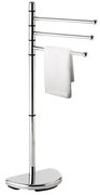 Suport de prosoape autoportant Gedy HIBISCUS 90,5 cm crom lucios