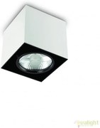 Plafoniera, Spot aplicat dim. 15x15cm, MOOD PL1 BIG SQUARE BIANCO 140933