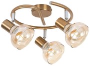 Rabalux 5549 - Lampă spot HOLLY 3xE14/40W/230V auriu